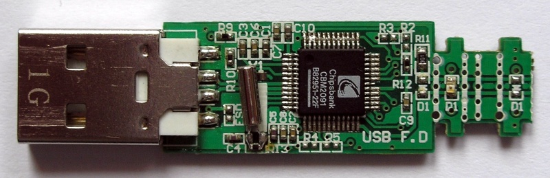 Modyfikacja pendrive-a - góra
